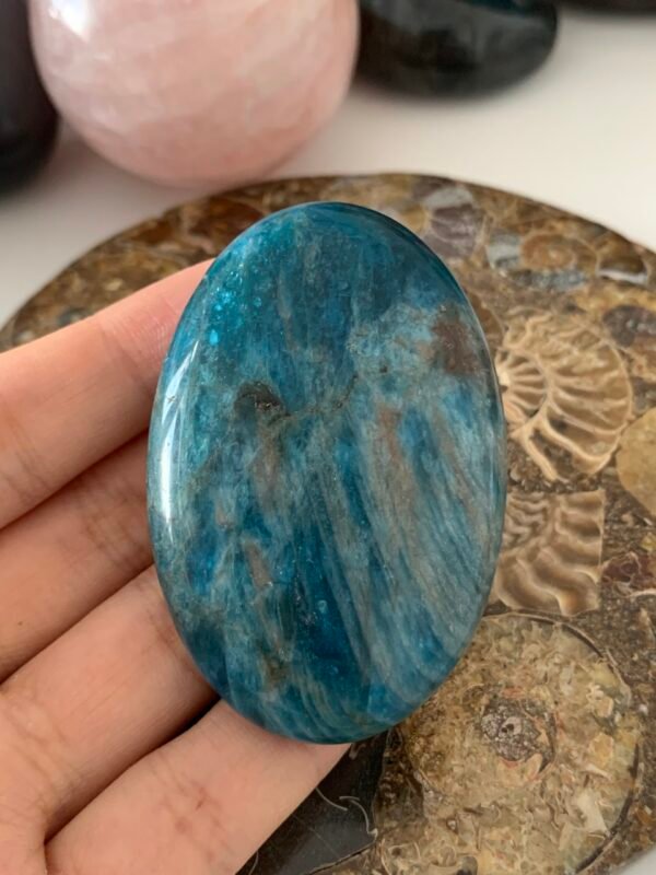 Natural Blue Apatite Stone