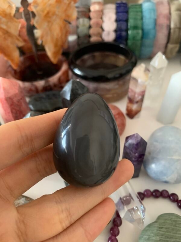Natural Enhydro Agate Egg