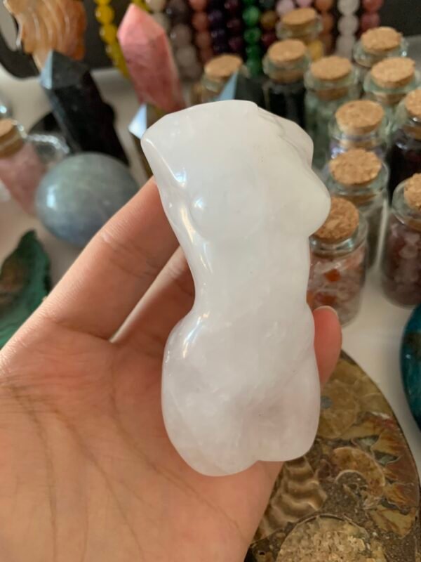 Natural Clear Quartz Goddess Body Crystal