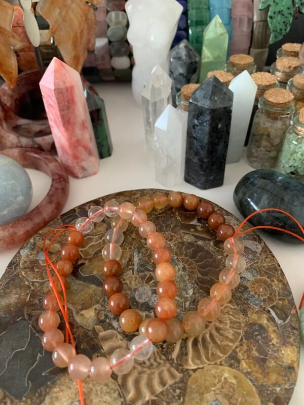 Natural NanHong Agate Bracelet