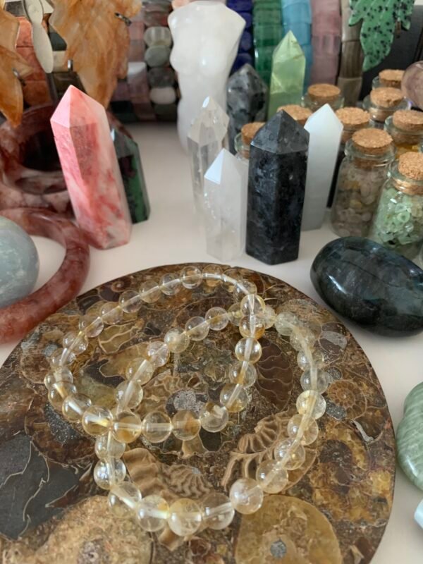 Gold Azeztulite Bracelet