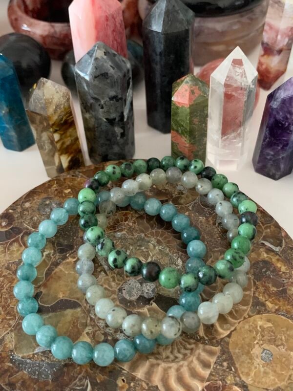 6mm Prehnite Bracelet