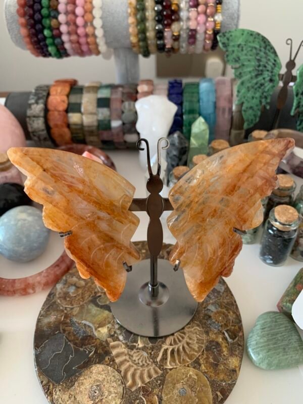 Fire Quartz Butterfly Wings
