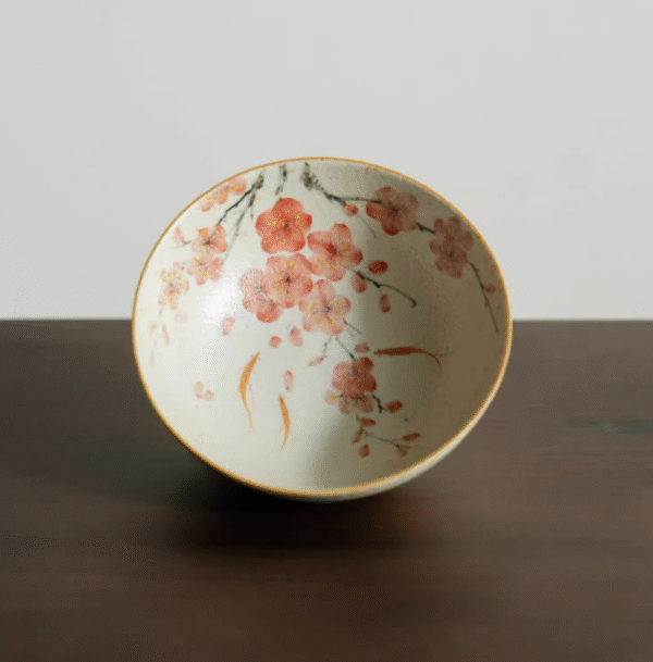 Plum Blossom Flame Ceramic Tea Cup